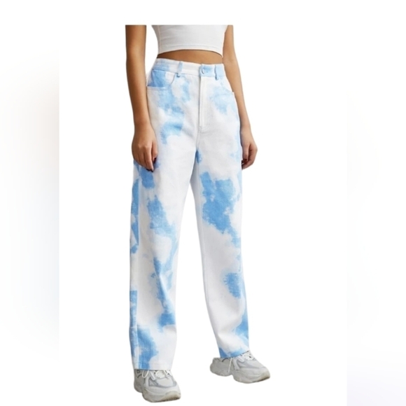 Tie dye pants small 50%polyester spandex - Picture 2 of 7